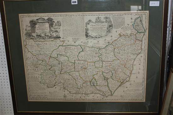 Large Bowen map of Suffolk